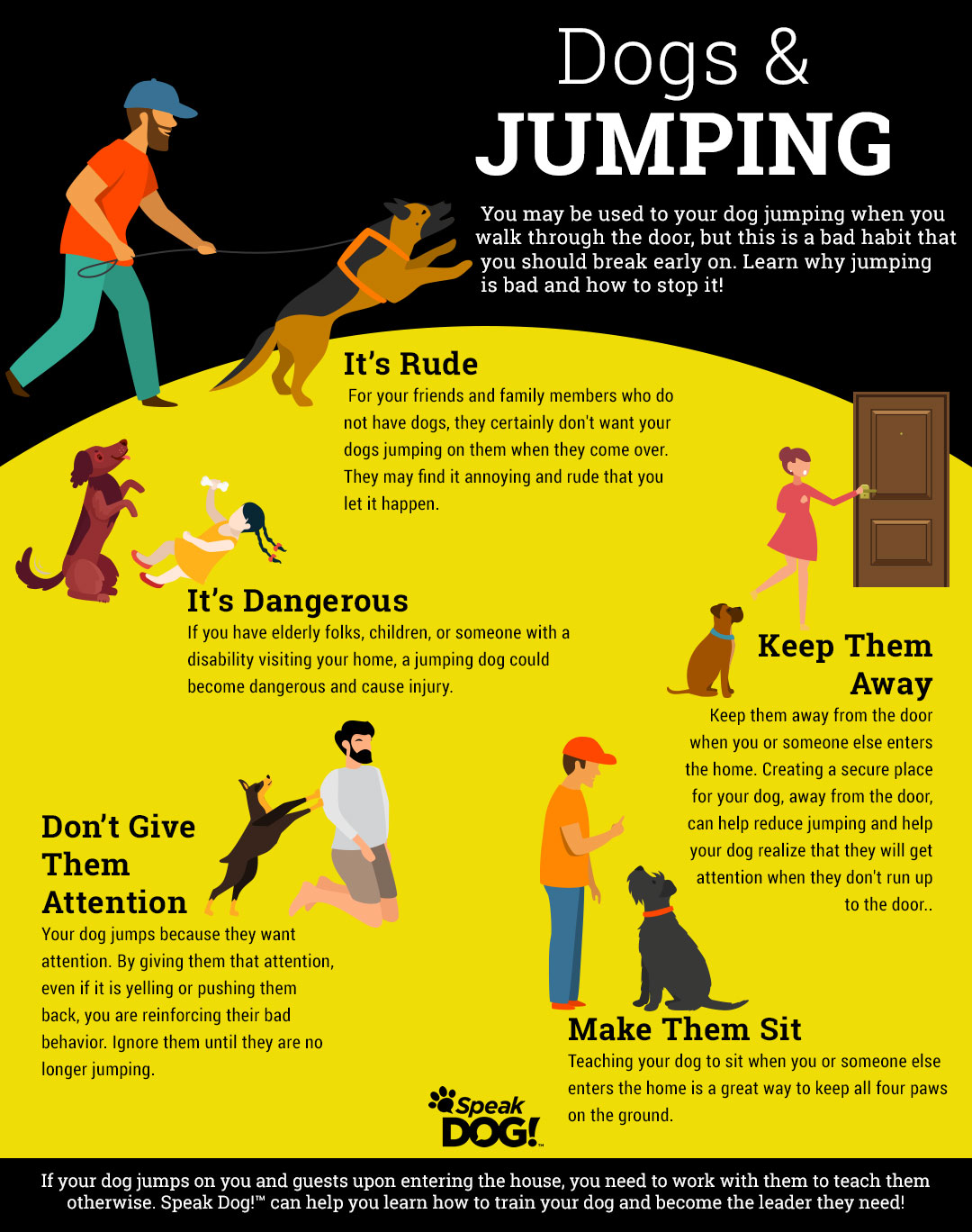 how to stop a dog jumping up all the time